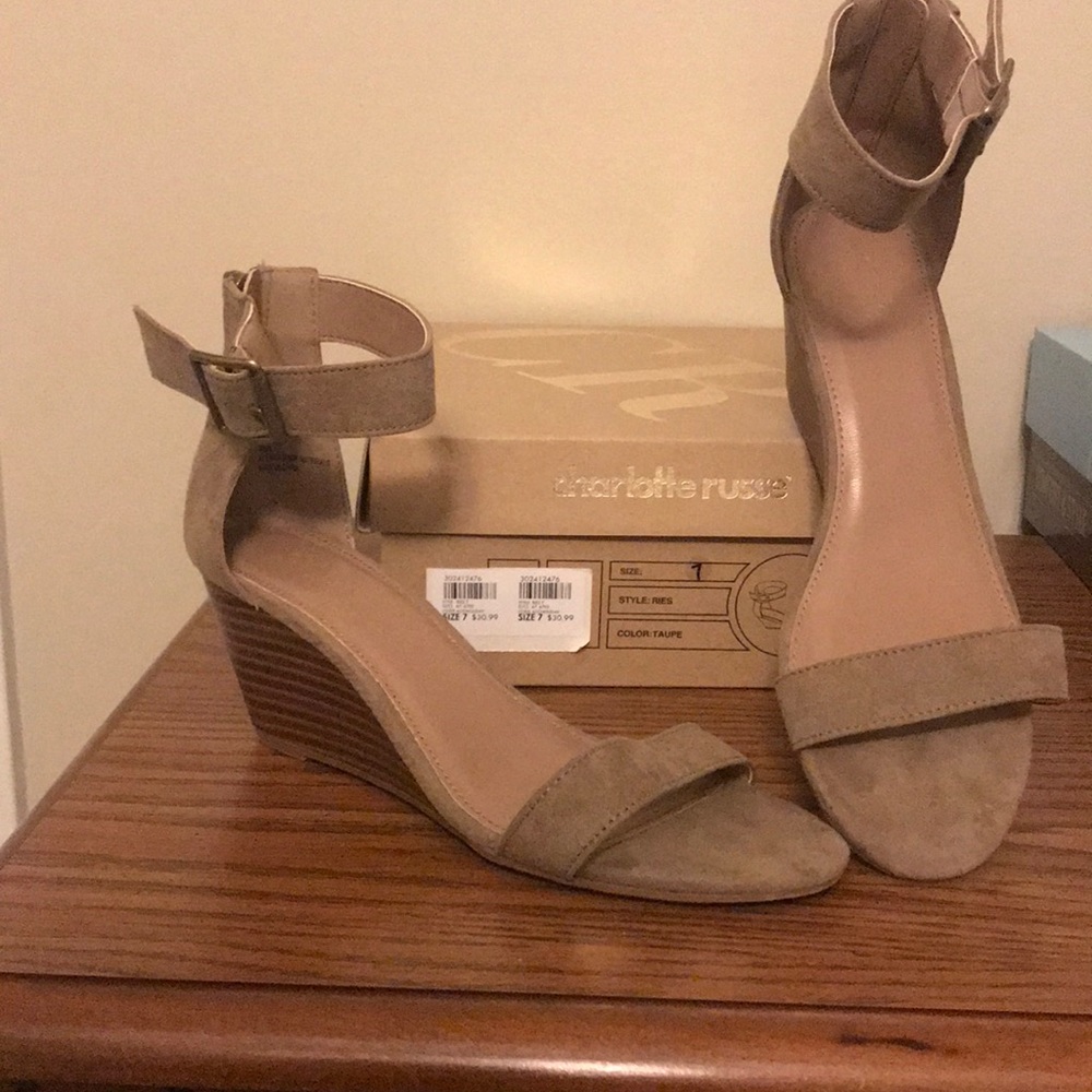 Taupe Wedges